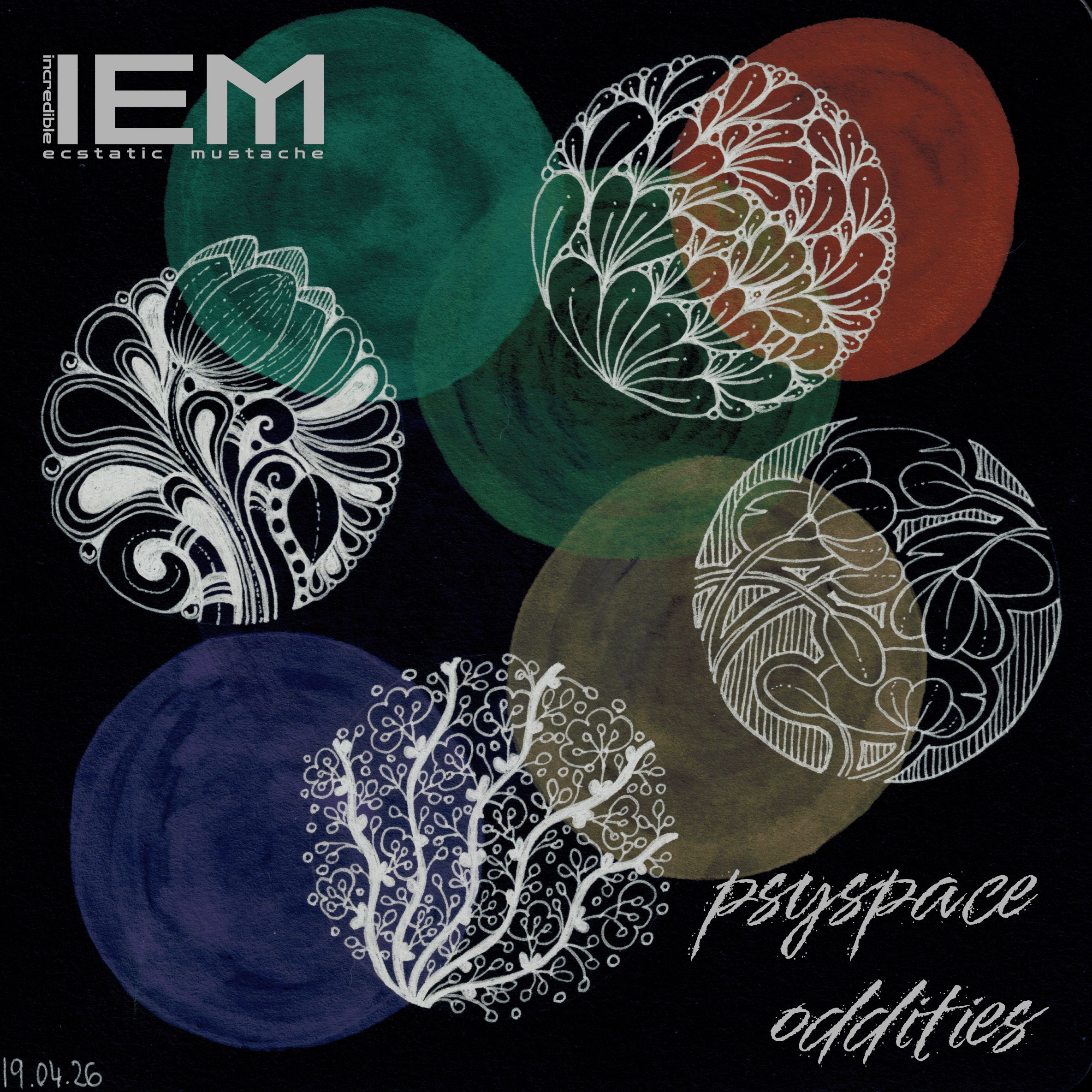 Pochette de l'album psyspace oddities, par Saint Rita Debois et IEM