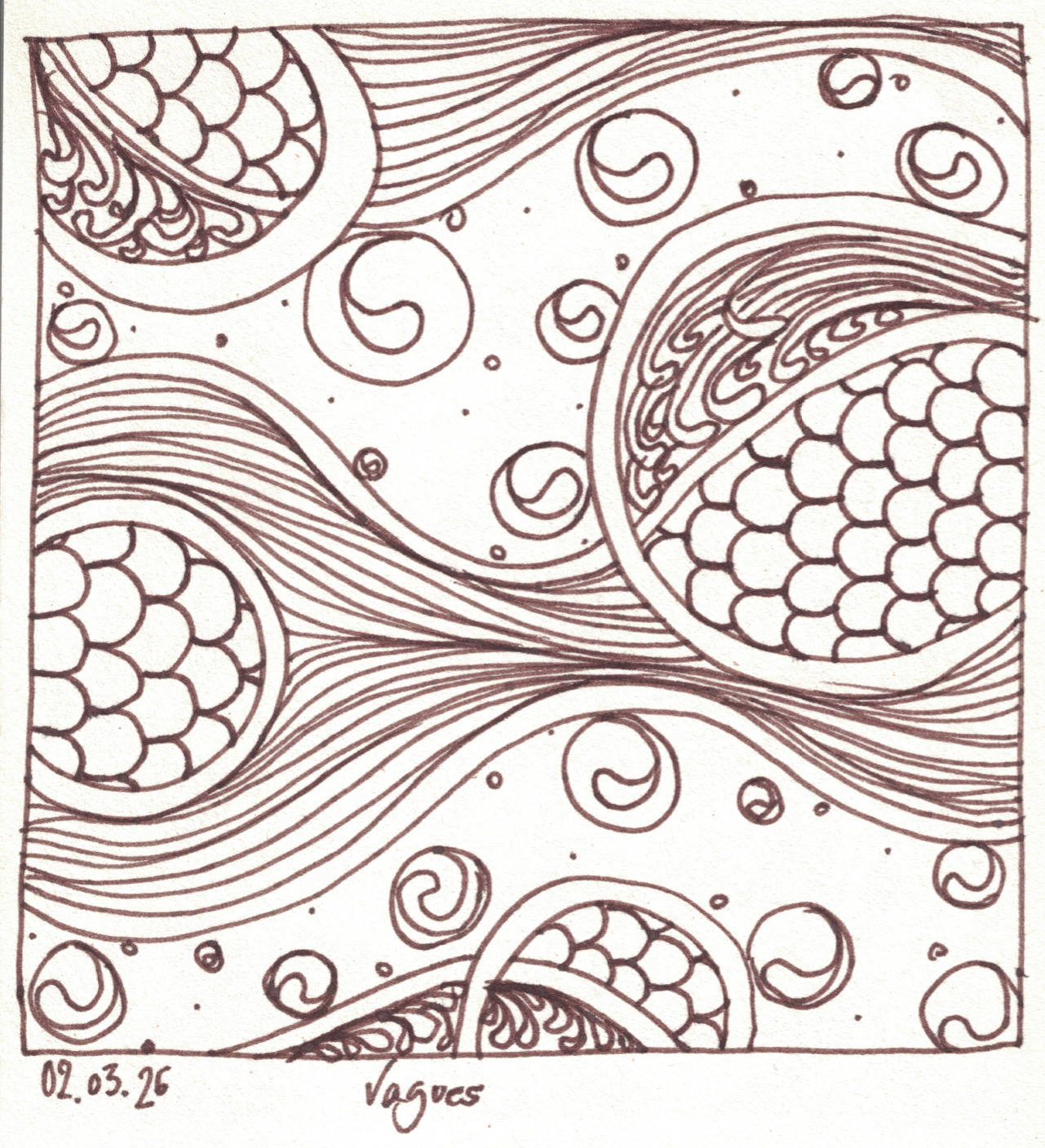 vagues, par Sainte Rita Debois